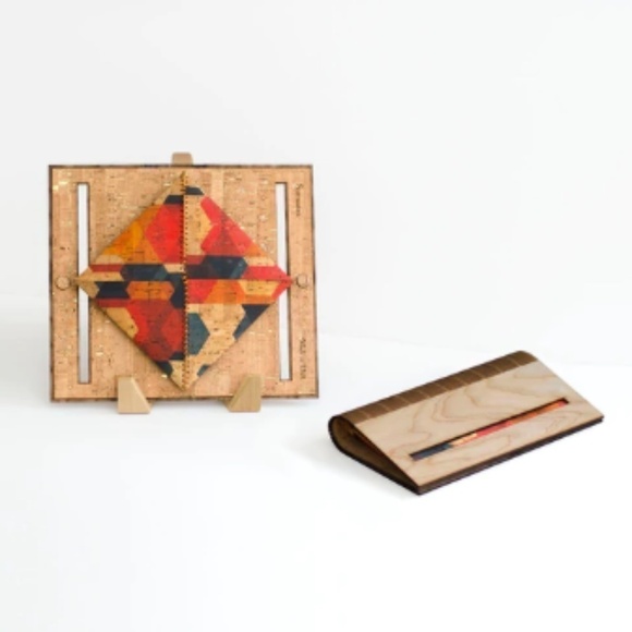 Samsaara Clutch Purse Ensemble - Mod Hex & Birch Wood - Picture 16 of 16
